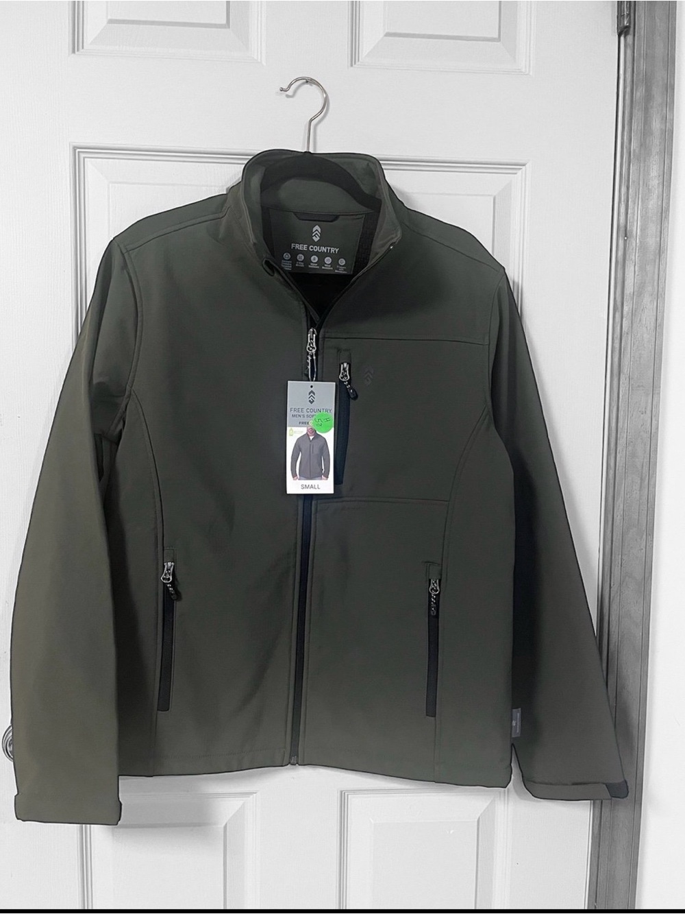 Free Country Men's Olive Softshell Jacket